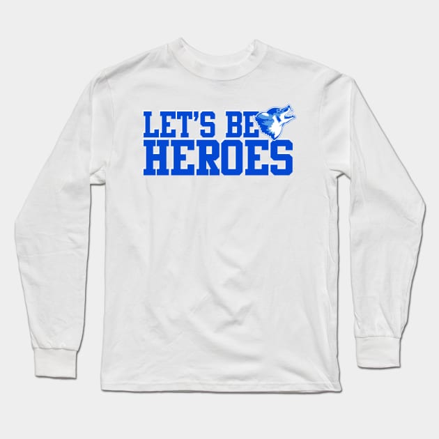 Varsity Blues Heroes Long Sleeve T-Shirt by PopCultureShirts